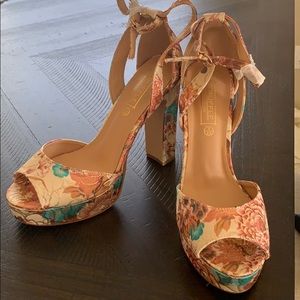Floral heels